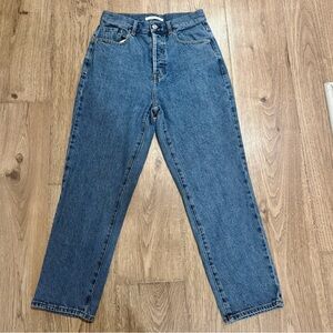 PacSun High Rise Straight Jeans Women's Button Fly Denim Size 26